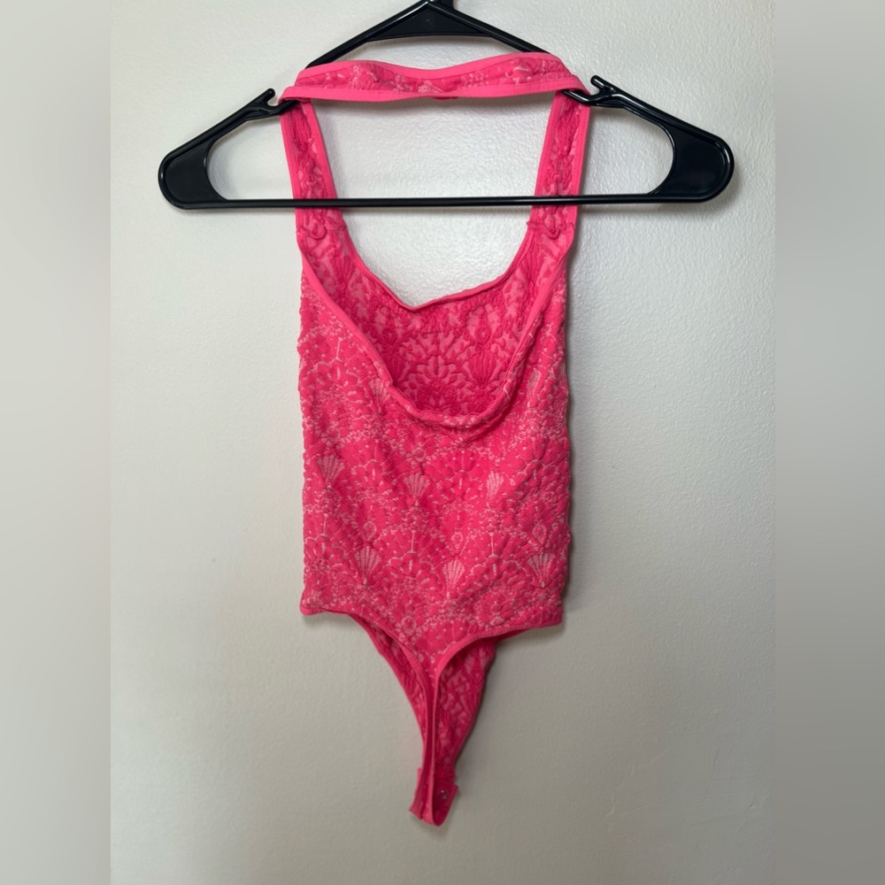 [Intimately Free People] Bodysuit With Love Halter Neck - Picture 6 of 8